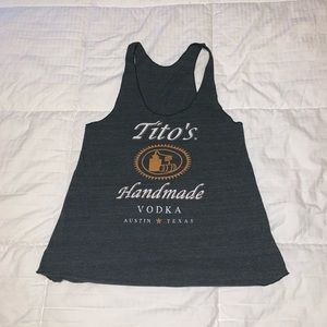 Tito’s vodka racerback tank top